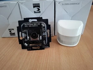 Busch Jäger Bewegungsmelder 6810 Wächter Einsatz 6804 U-101 Reinweiß Si - Bild 1 von 5