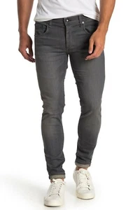 NEW MENS RAG & BONE NEW YORK SKINNY LEG STRETCH GREY JEANS 29 x 34 - Picture 1 of 4