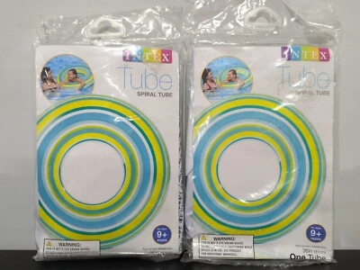 Set of 2 Intex Spiral Tube Pool Floats - Sealed - Image 1 of 2