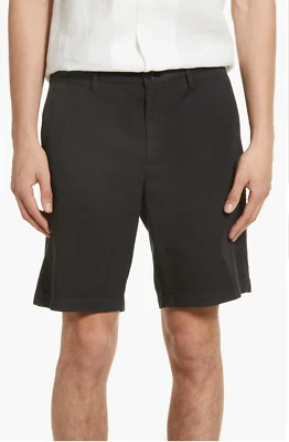 Pantalones Cortos Theory Zaine Patton Algodón Orgánico en Negro L4827 Talla 36 Foto 1 de 4