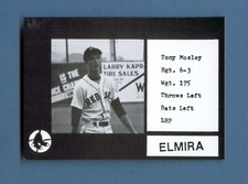 1987 Cain ELMIRA Pioneers Black #17 TONY MOSLEY Fort Meade FLORIDA