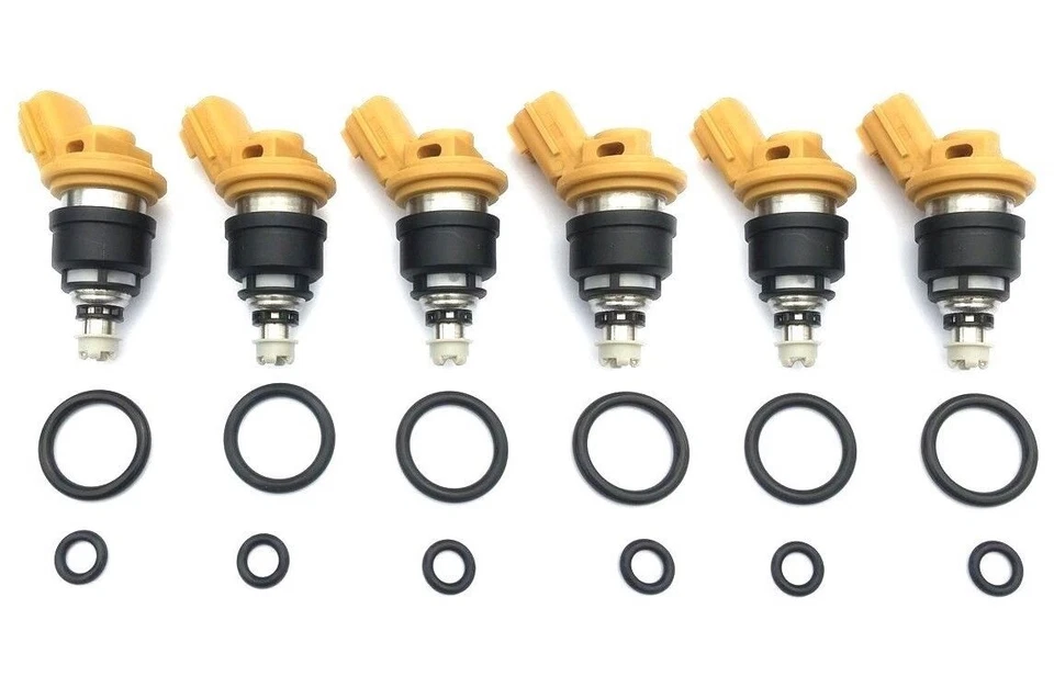 Genuine 550 555cc fuel injectors x 6 for Nismo Nissan Skyline R33 RB25DET ECR33 - image 1 of 1