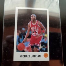 1990-91 PANINI MICHAEL JORDAN RARE BASKETBALL CARD STICKER # K+BONUS JORDAN CARD