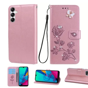 For Samsung Galaxy A15 Phone Case Leather Wallet Book Flip Stand Phone Cover - Picture 1 of 16