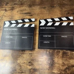 Kino Wanddekor Kreidetafeln (haben kleinere Mängel) 9/9,5 Zoll - Bild 1 von 5