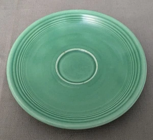 Vintage Homer Laughlin Fichte grün Harlekin nur Untertasse (S5) - Bild 1 von 8