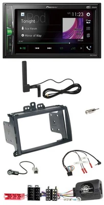 Pioneer MP3 DAB Lenkrad 2DIN Bluetooth Autoradio für Hyundai i20 09-12 schwarz - Bild 1 von 4