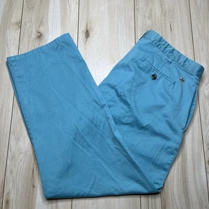 Castaway Nantucket Island Chino Casual Pants Blue Mens Size 40x29 Cotton Classic - Picture 1 of 11