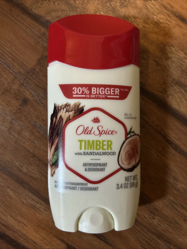 X5 Old Spice Timber With MINT Anti-perspirant Deodorant Stick 3.4 Oz