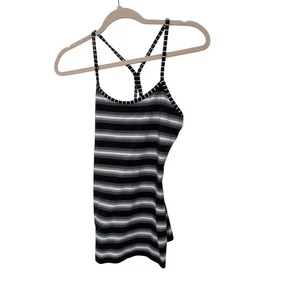 Lululemon Women's Striped Jailhouse Rock Tank Top SZ 8 Gym Pilates Athleisure - Picture 1 of 5