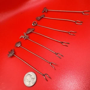 7 Vintage Sterling Silber Hors D'oeuvres - Bild 1 von 10