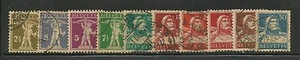 SVIZZERA - 044 - 1924 - SERIE ORDINARIA - NR. 196/05 - SERIE COMPLETA - Imagen 1 de 1
