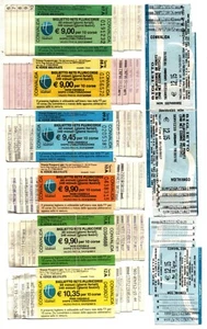 ww 69 TRIESTE TRASPORTI 8 Biglietti da 10 corse TICKET - Imagen 1 de 1