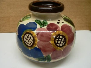 Blumenvase Scheurich Keramik handbemalt Lava-Design 284/15 - 70er Jahre  W-Germa - Bild 1 von 12