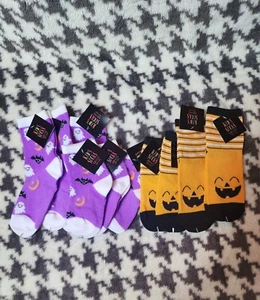 10 Pair of Halloween Socks. 5 Pairs size 5-6.5 / 5 pair  Size 7-8.5,  - Picture 1 of 9