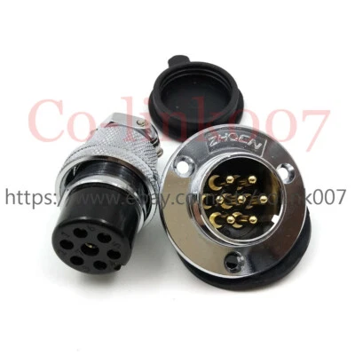 GX25 7Pin Power Cable Connector,Electric Industrial Bulkhead Plug Socket - Image 1 of 4