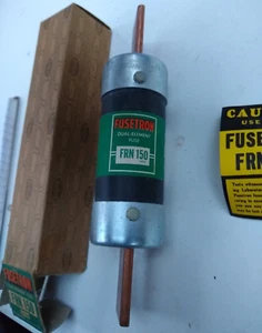Bussmann Fusetron FRN 150 Dual-Element-Sicherung 250 V 150 AMP NOS - Bild 1 von 5