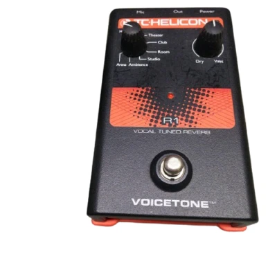 TC Helicon R1 VOICETONE Vocal Tuned Reverb Vocal Effect Pedal Good - Image 1 of 4