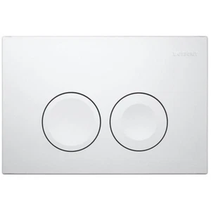 Geberit Betätigungsplatte Delta 25 Drückerplatte Spülkasten Duofix 2-Mengen weiß - Bild 1 von 2