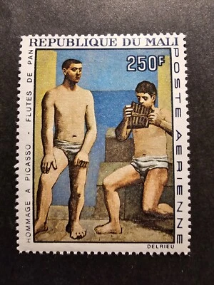 Sello Pintor Malí Pablo Picasso Correo Aéreo Nº 48 Nuevo ** Lujo MNH 1967 Foto 1 de 2