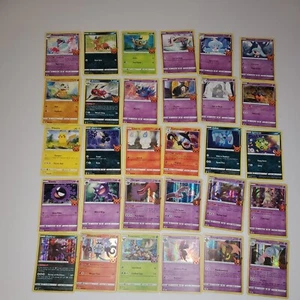 Pokemon tcg 2022 halloween booster bundle trick or trade full card set of 30 - Picture 1 of 8