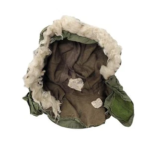 Fishtail Parka Hood Original Army Surplus US Field Gear Inner Wool Cover Vintage - Picture 1 of 4