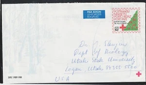 Finland Medicine Red Cross stamp on cover FDC 1989 B-2 - Picture 1 of 1
