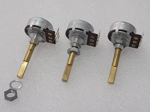 4x Telpod 1K Ohm Potentiometer Heavy Lubed-Smooth Durable Turns 1 Kohm Mount Nut - Picture 1 of 6