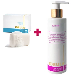 Drula Fade Milk + Soap Skin Whitening Lightening Cream Age, Sun spots, Melasma