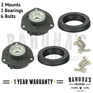 VW Golf Mk6 08-On Front Suspension Strut Top Mounts & Bearings Pair Shock Kit - Picture 1 of 9