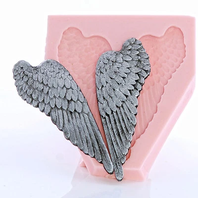 Wing Silicone Mold Flexible Food Safe Angel Wing Mold Craft Resin Jewelry  (826) - Image 1 of 4