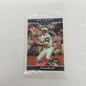 2006 Topps NFL True Champions Sealed Pack, Namath Front, Unitas Back, New - Picture 1 of 3