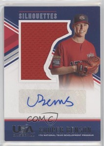 2018 USA Baseball Stars & Stripes Jerseys Blue Ink /199 Cooper Benson #78 Auto