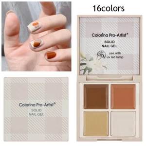 Festes Creme-Gel-Nagellack Malgel Farbschlamm-Gel Maniküre-Pudding-Gel Us✼ > - Bild 1 von 26