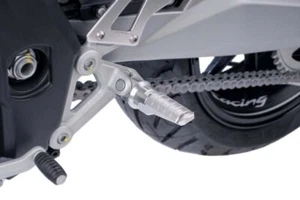 PUIG 2013-2014 CB1100A DLX Honda FOOTPEGS RACING SILVER 6301P - Picture 1 of 1