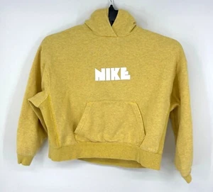 Nike Kids Sportswear Circa '72 Big Kids Hoodie Pullover Size Medium Yellow - Picture 1 of 4
