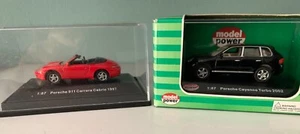 Porsche 911 & Porsche Cayenne Turbo Model Cars - Model Power + ? HO 1:87 - Picture 1 of 6