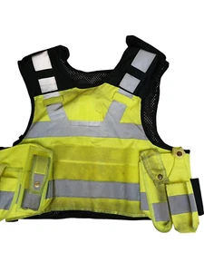 Aegis Engineering Ballistic Vest Cover SizeM-XLR Hi Vis Hi Viz Security ExPolice - Picture 1 of 7