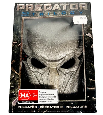 Predator Trilogy Blu-ray MASK Box (1987-2010) 3 Movies Reg B Brand New & Sealed - Image 1 of 4