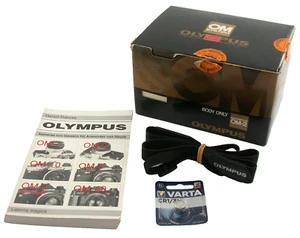 Olympus OM-2 OM2 Black Super Classic Body Serviced New Seals Seals Excellent - Picture 1 of 13