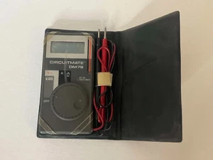 VINTAGE BECKMAN CIRCUITMATE DM78 DIGITAL POCKET MULTIMETER IN CASE - Picture 1 of 3