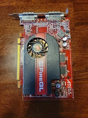 ATI FireGL V3400  PCIe  2xDVI 128mb Video Graphics Card 102A6711820 000001 - Image 1 of 4