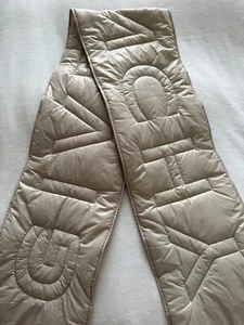Givenchy Paris Cream Branded Puffer Scarf - Picture 1 of 8
