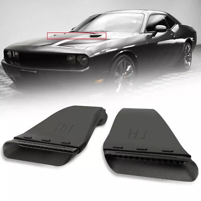 Universal Hood Vent Scoop RH/LH Side Fits For Dodge Challenger R/T SRT 2008-2014 Foto 1 de 4