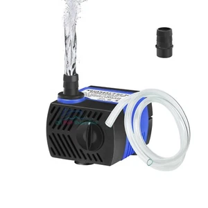 AQUANEAT Fountain Pump Submersible Water Pump with Tubing for Aquarium Fish Tank - Picture 1 of 21