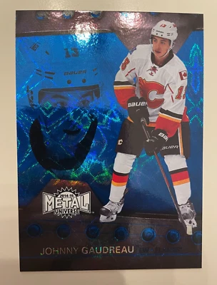 2014-15 Fleer Metal Universe Johnny Gaudreau RC Precious Metal Gems PMG 026/100 - Image 1 of 2