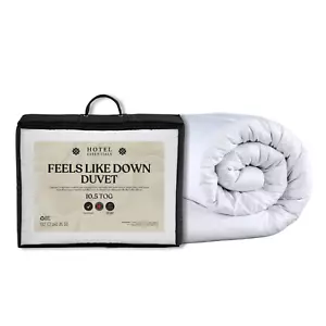 Hotel Essentials Touch Feels Like Down 10.5 Tog All Season Microfibre Duvet - Picture 1 of 58