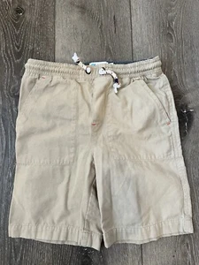 Mini Boden Kids Youth Boys 9 Khaki Beigh Drawstring Cotton Shorts 135cm - Picture 1 of 3