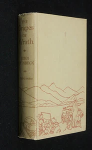 THE GRAPES OF WRATH, 1939 HC BOOK BY JOHN STEINBECK, VIKING PRESS - Picture 1 of 4