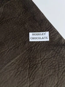 Upholstery Fabric 10 Mts Suede Feel Berkley Chocolate For Cushions Bags Lounge - Picture 1 of 2